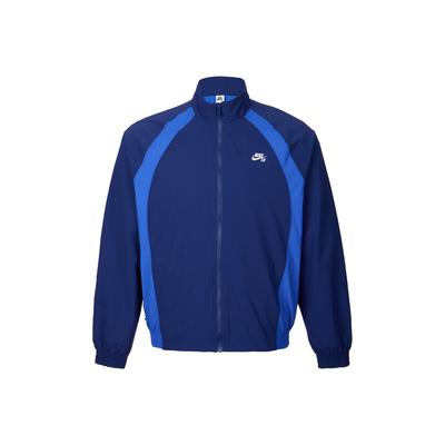 Sb Woven Stehkragen Bequeme Jacke Herrenjacke Space-Blau Game-Royal Weiß HJ2911-492