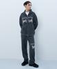NCOVER Ribbon Wide Pigment Pants Charcoal