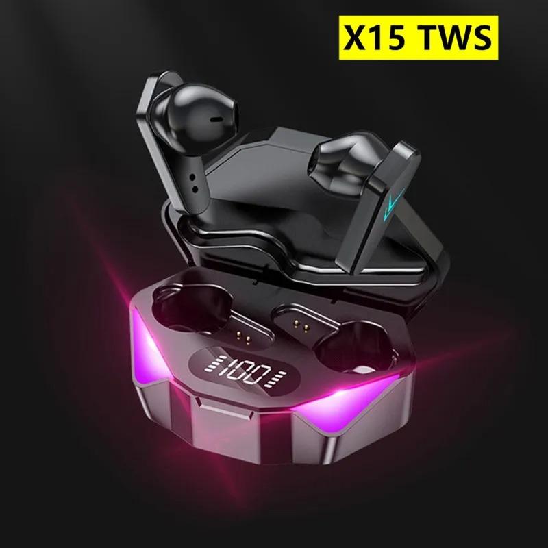 Gaming Earbuds Wireless Bluetooth Earphones With Mic Bass Audio Sound Positioning 9D Stereo Music HiFi Headset For Gamer