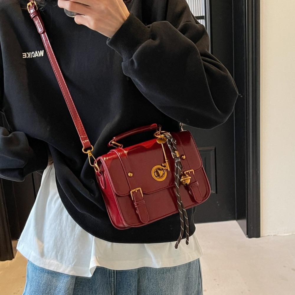 Niche High-end Design Handbag Bag Women's Versatile Trend Small Square Bag Retro Shoulder Messenger Bag