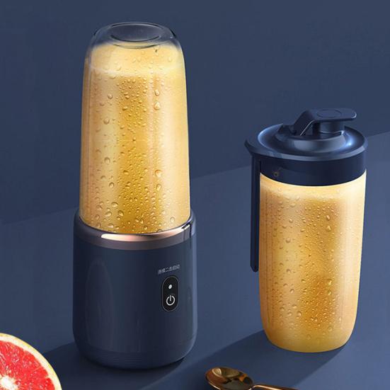 Handheld Juicer with 6 Stainless-Steel Blades 21000Rpm High Speed Low Noise Rechargeable Wireless Fruit Mixer Juice Extractor