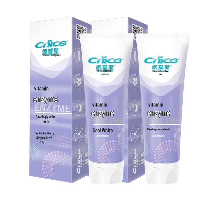

Nice Enzyme Toothpaste - Tea & Cherry Blossom (Twin Pack)