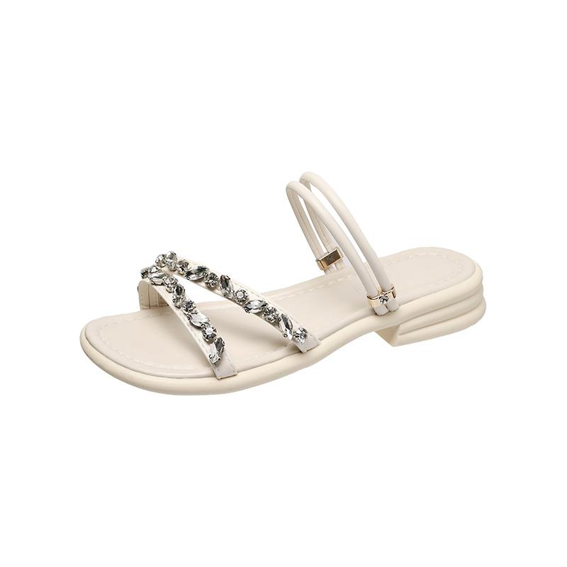 Fashion Shoes Slippers Casual Summer Clogs Woman Slides Luxury Beach 2025 Rome Scandals Female Shoes Ladies' Slippers Luxury