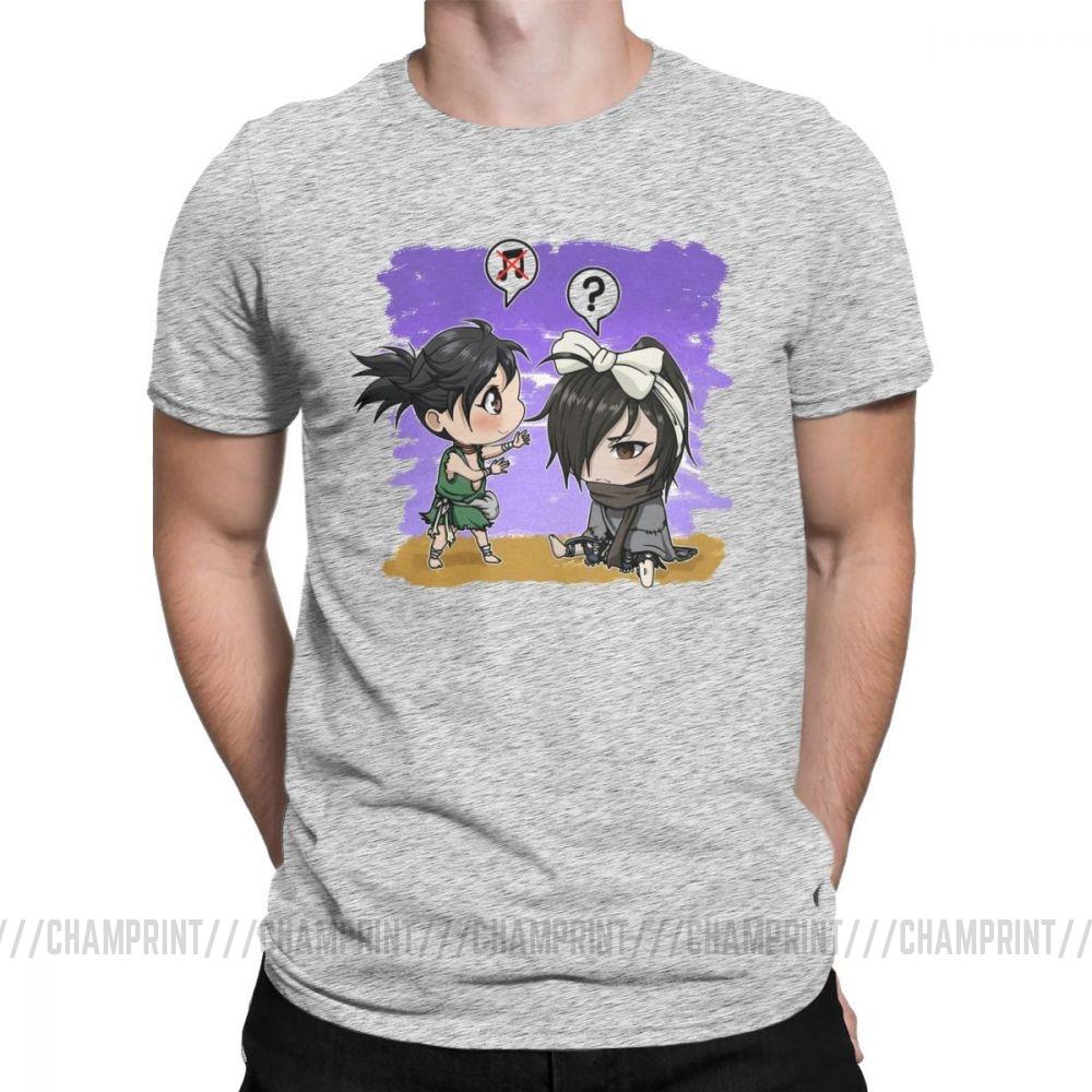 Hyakkimaru And Dororo Chibi Dororo Lovely Men S T Shirt Vintage Tees Short Sleeve Crew Neck 2XL