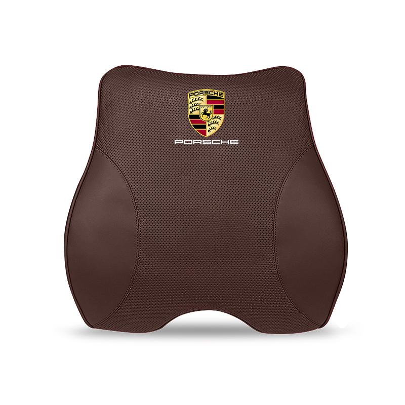 Supporti per Sedili Auto Cuscino Lombare Poggiatesta Cuscino Lombare Per Porsche Panamera Taycan 911 718 Macan Cayenne Boxster Cayman 918