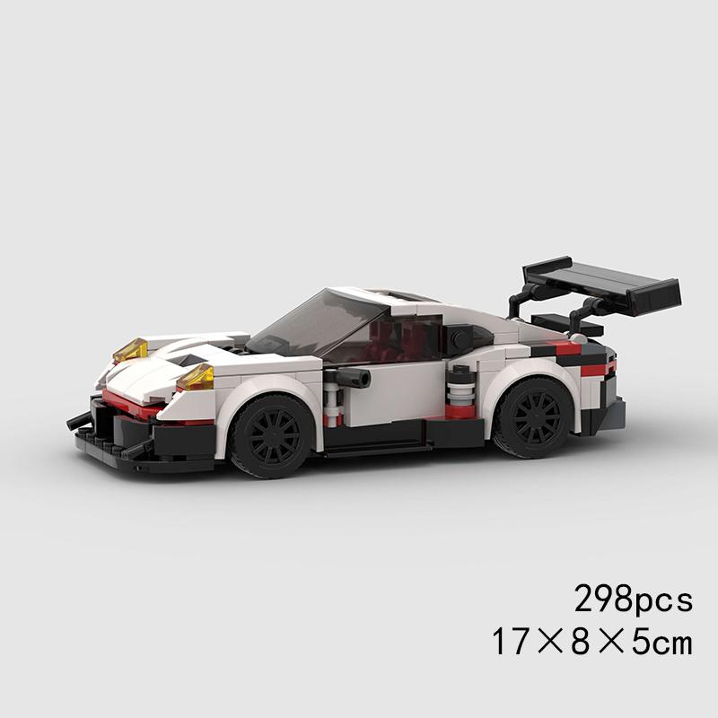 City MOC Car Speed Technical Vehicles Pickup Super Racers Rally Sports Racing Bricks Model Building Blocks Toy Christmas Gift