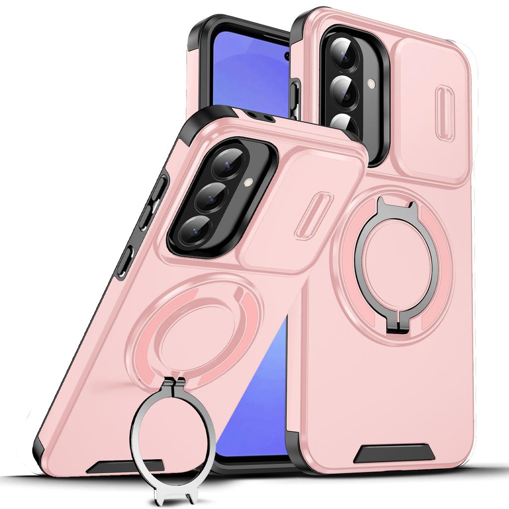 Magnetischer Ringständer Hülle für Samsung Galaxy A14 A15 A16 A17 A54 A04S A05S A25 A35 A55 A26 A36 A56 A13 5G TPU Kunststoff Rückseite