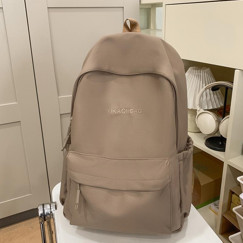 New Elementary School Student Schoolbag for Girls Junior High School Students with High Looks Letter Backpack