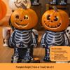 Luminous White Pumpkin Lantern: Large Halloween Decoration for Shopping Malls & Theme Events