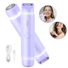 Hatteker Dual Head Epilator for Women Waterproof USB Rechargeable Portable Hair Removal Device for Legs Underarms And Bikini Line