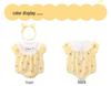 Newborn Girls' Plaid Romper - Summer Infant Bodysuit and Harem Jumpsuit