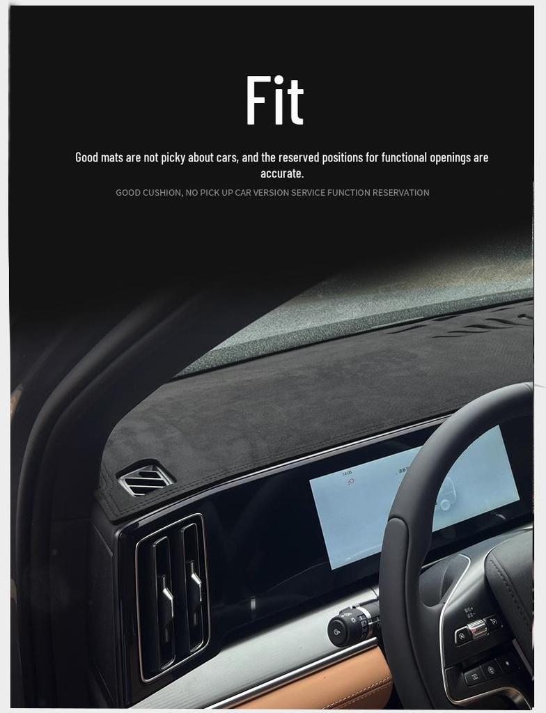 Car Dashboard Sunshade & Heat Insulation Suede