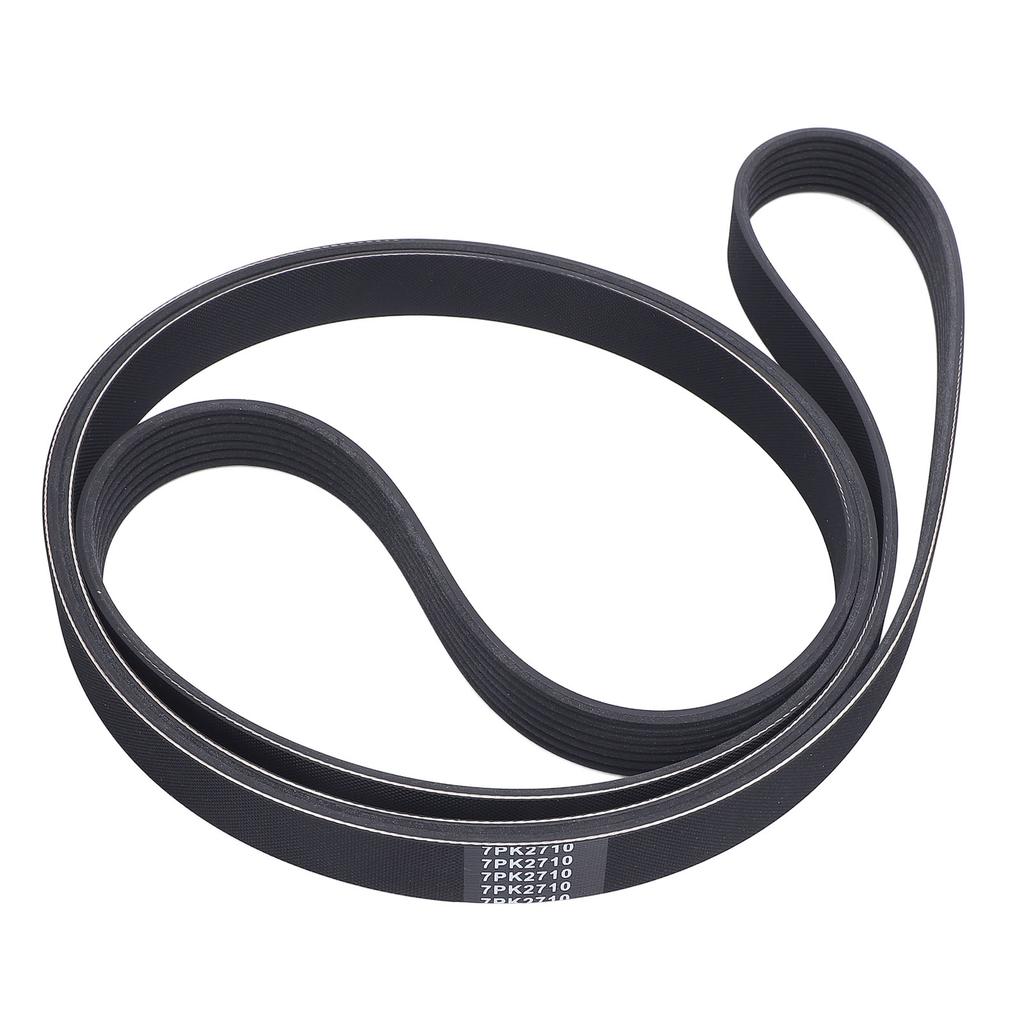Fan Drive Belt Reduce Friction Wearproof Dependable Performance 7PK2710 Replacement for TRANSIT MK6 2.4 RWD
