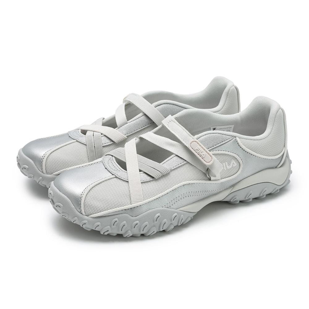 Fila Pebble Sandal Ballet Shoes Retro Series Fashion Trend Comfortable Water Shoes Women sandals Silver F12W522405FSW