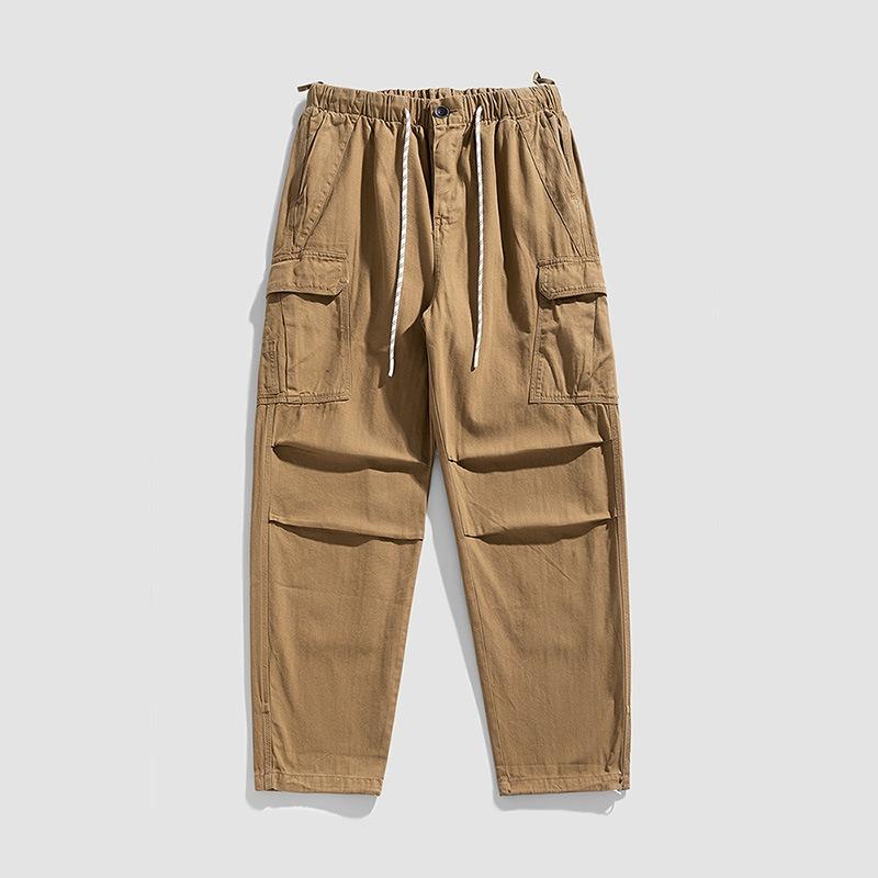 Overalls Men's Loose Straight Trendy Outdoor Sports Casual Trousers Trendy Brand Men's Pants Wear-resistant and Dirt-resistant