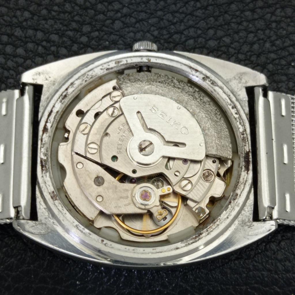 AUTOMATIC 6309A VINTAGE SEIKO 5 JAPAN MENS ARABIC WHITE DIAL WATCH A701670-5