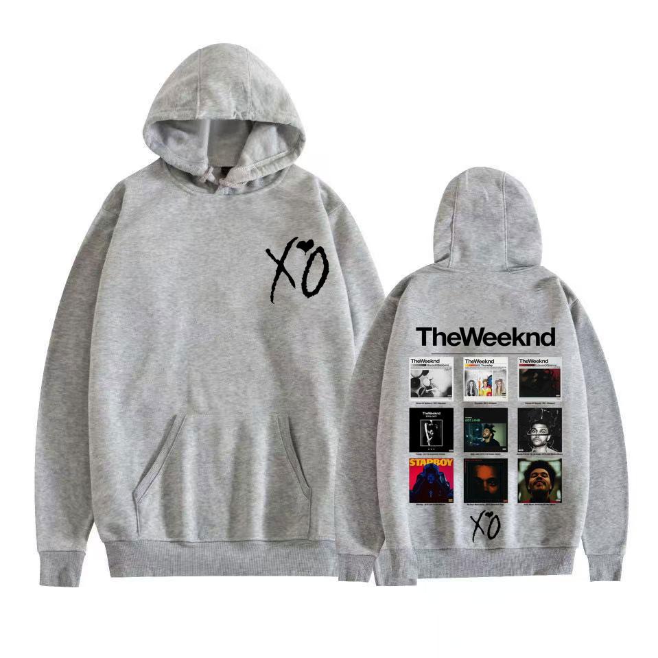 

Репер The Weeknd Обкладинка Альбому Графічні Пуловери Чоловіки Жінки Одяг Вінтажний High Street Худі Великий Розмір Толстовка Топи 3XL