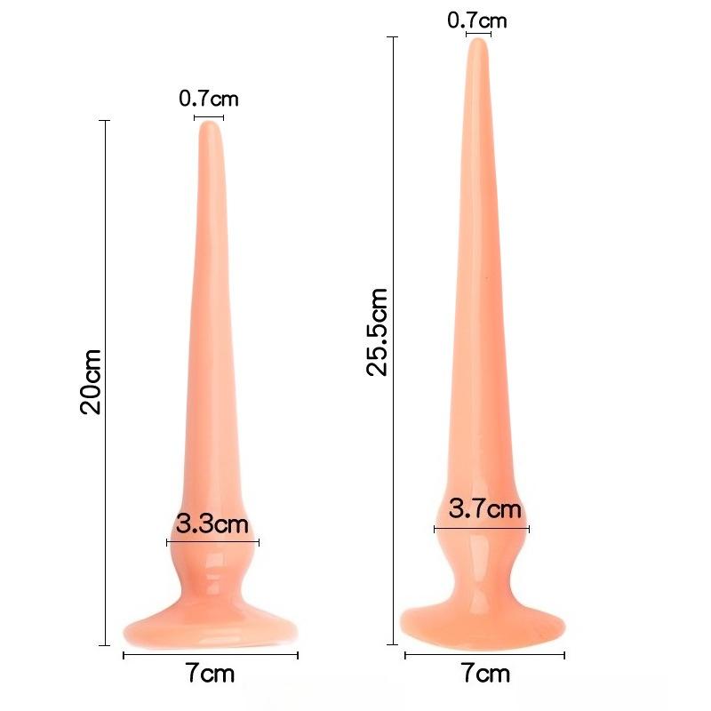 S/L Anal Plug Large Butt Plug Buttplug Prostate Massage G-spot Stimulator Soft Anal Trainer Sex Toys for Men Women Gay Couple