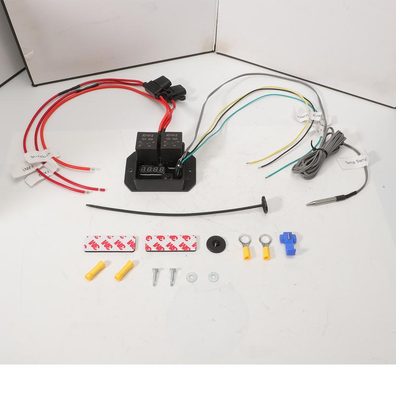 Digital Radiator Fans Controller Adjustable Temperature 12V and 24V 0444 DC0444