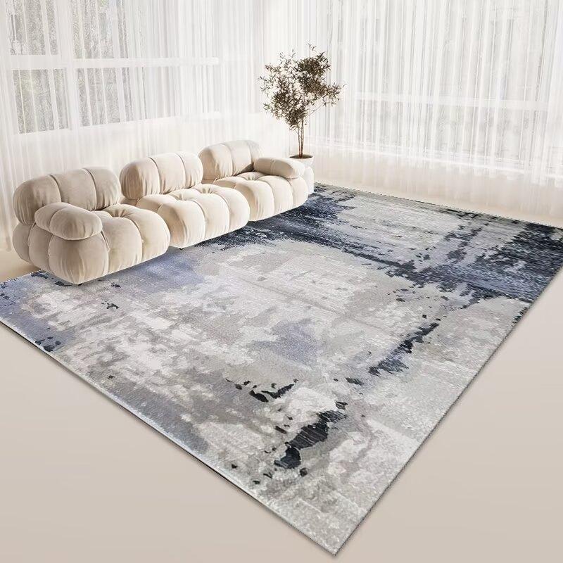 Simple Crystal Velvet Carpet, Living Room Sand And Coffee Table Carpet, Large Area Of Floor Mats Next To The Bedroom Bed