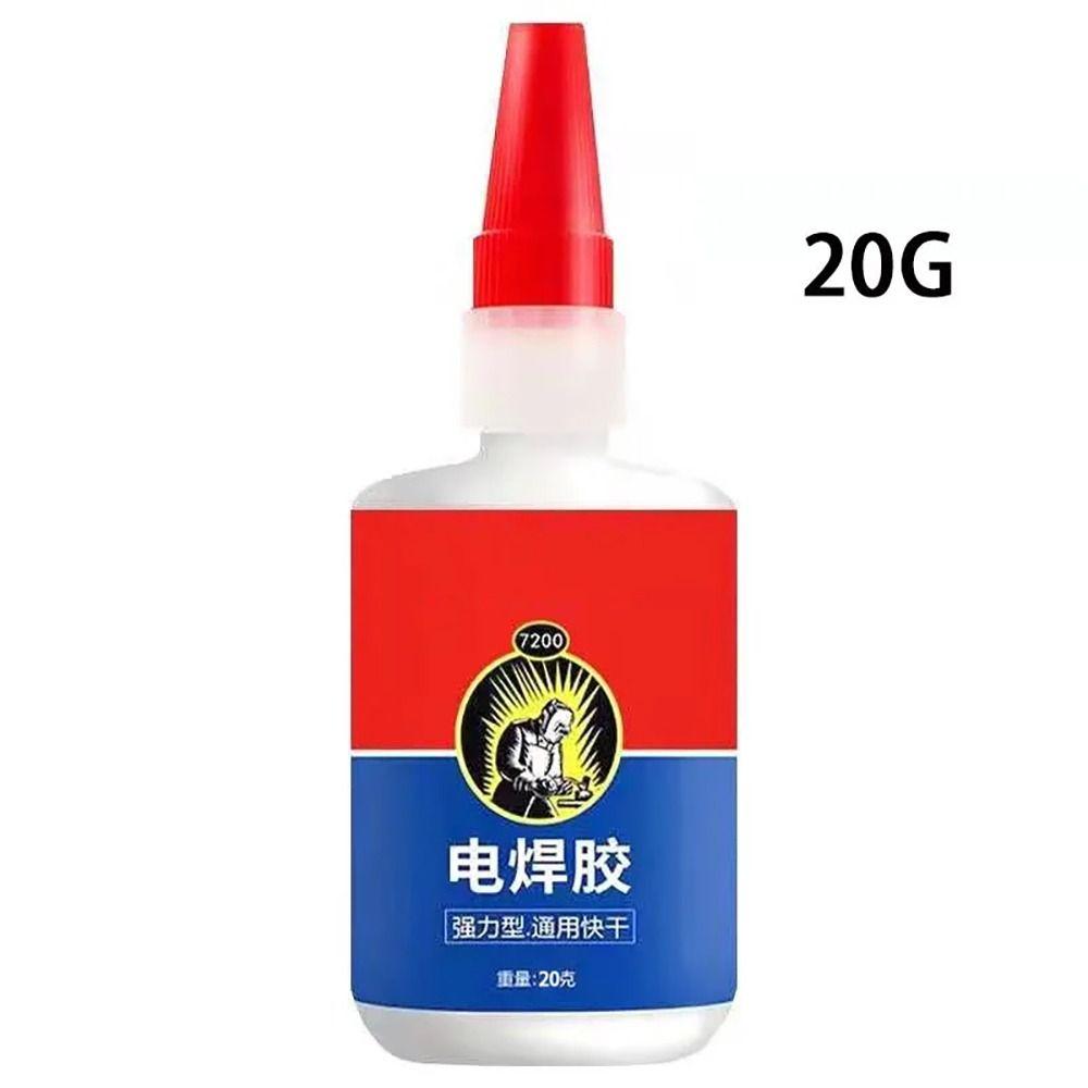 1 шт. Сильный клей-сварка на клейкой основе, быстросохнущий, для ремонта обуви, паяльный клей 20 г / 50 г, универсальный масляный клей