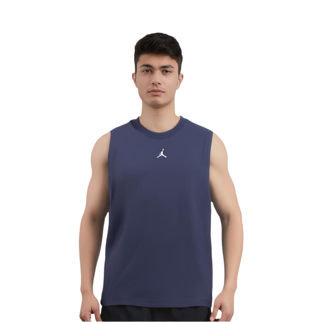 Jordan As M Jdf Sprt Sleeveless Top Fashionable Versatile Breathable Men Tops Blue FN5857410