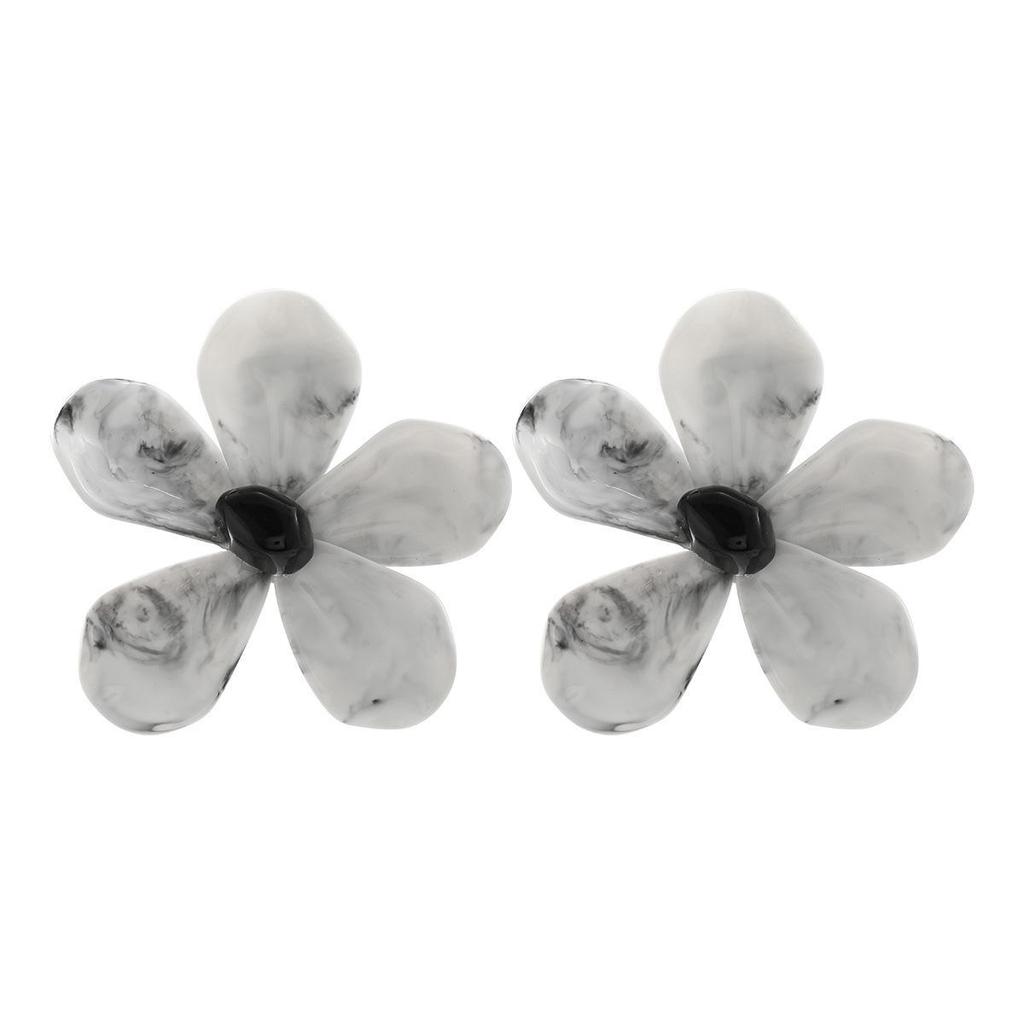 2024 Exaggerated Flower Resin Earrings for Women