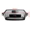 Gloss Black Front Bumper Radiator Vent Mesh Grille Grill Fit Q7 2016-2019