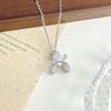 Colorful Zodiac Horse Necklace - A Unique and Versatile High-End Titanium Steel Necklace with a Touch of Sophistication