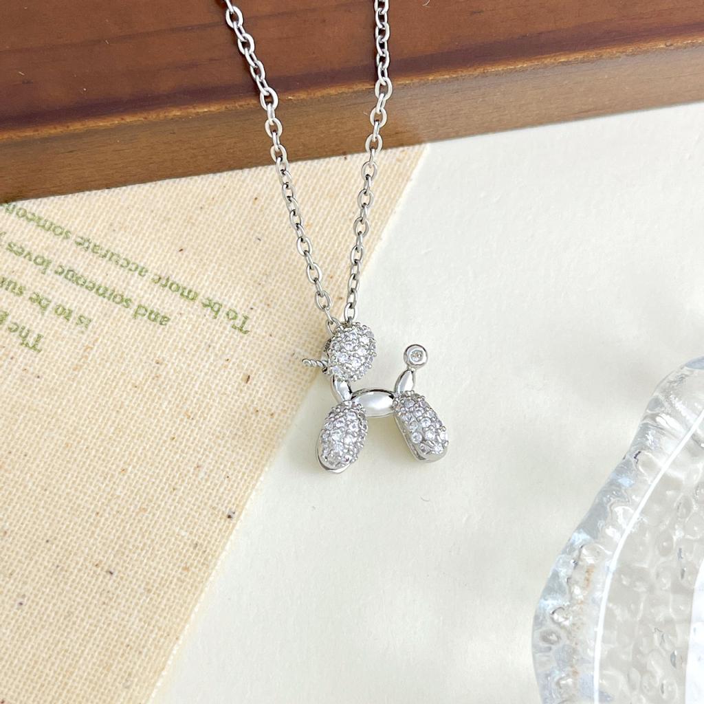 Colorful Zodiac Horse Necklace - A Unique and Versatile High-End Titanium Steel Necklace with a Touch of Sophistication