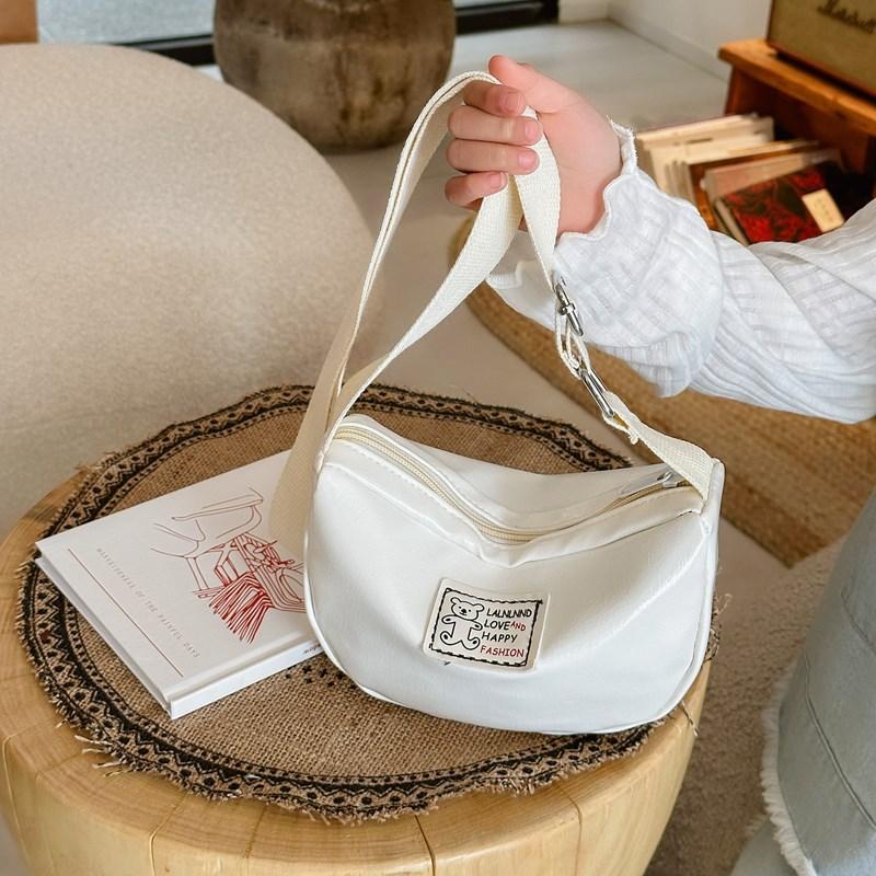 Cartoon Shoulder Bear Bag For Kids Durable And Lightweight Nylon Daily Use