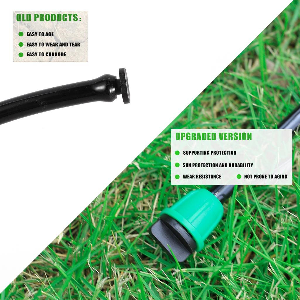1/4" Pipe Plastic Locking Connector Barb Coupling Irrigation Connector Garden Watering Irrigation Diverter Pipe Fittings