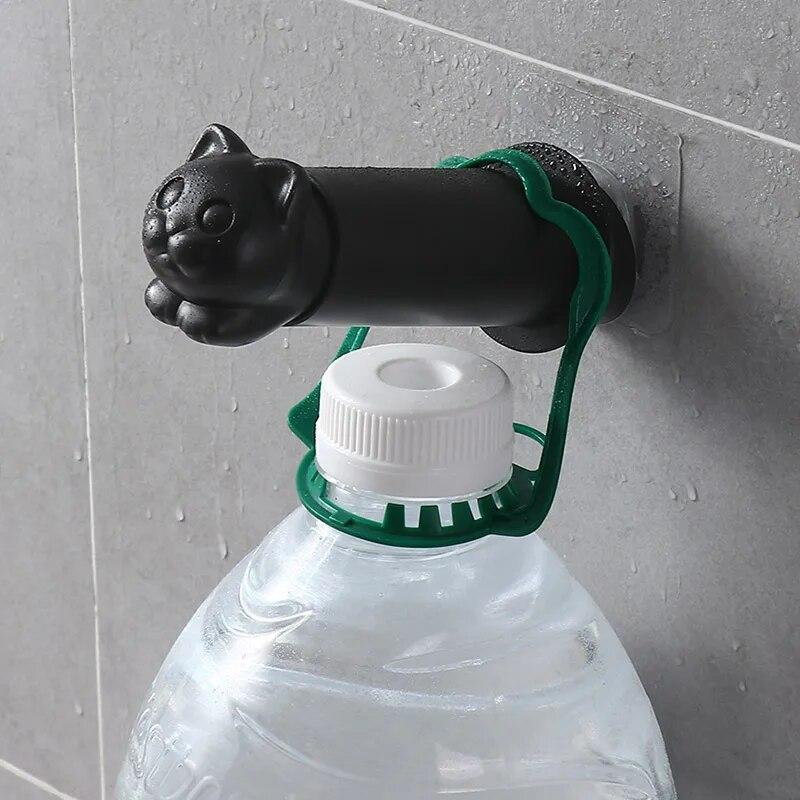 1pcs Wall-Mounted Toilet Paper Holder Cartoon Cat Telescopic Tissue Holder Kitchen Tissue Roll Dispenser Bath Paper Towel Roll