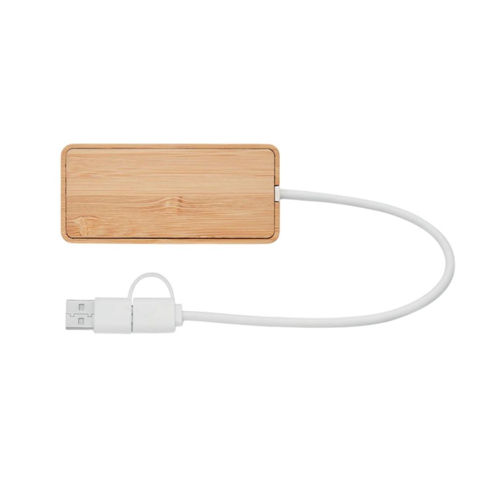 MidOcean Hubbam Bamboo USB Hub