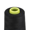 4PCS High Grade Polyester Thread Sewing Machine Accessories Needle Thread 3000 Yards for Clothes(Black )