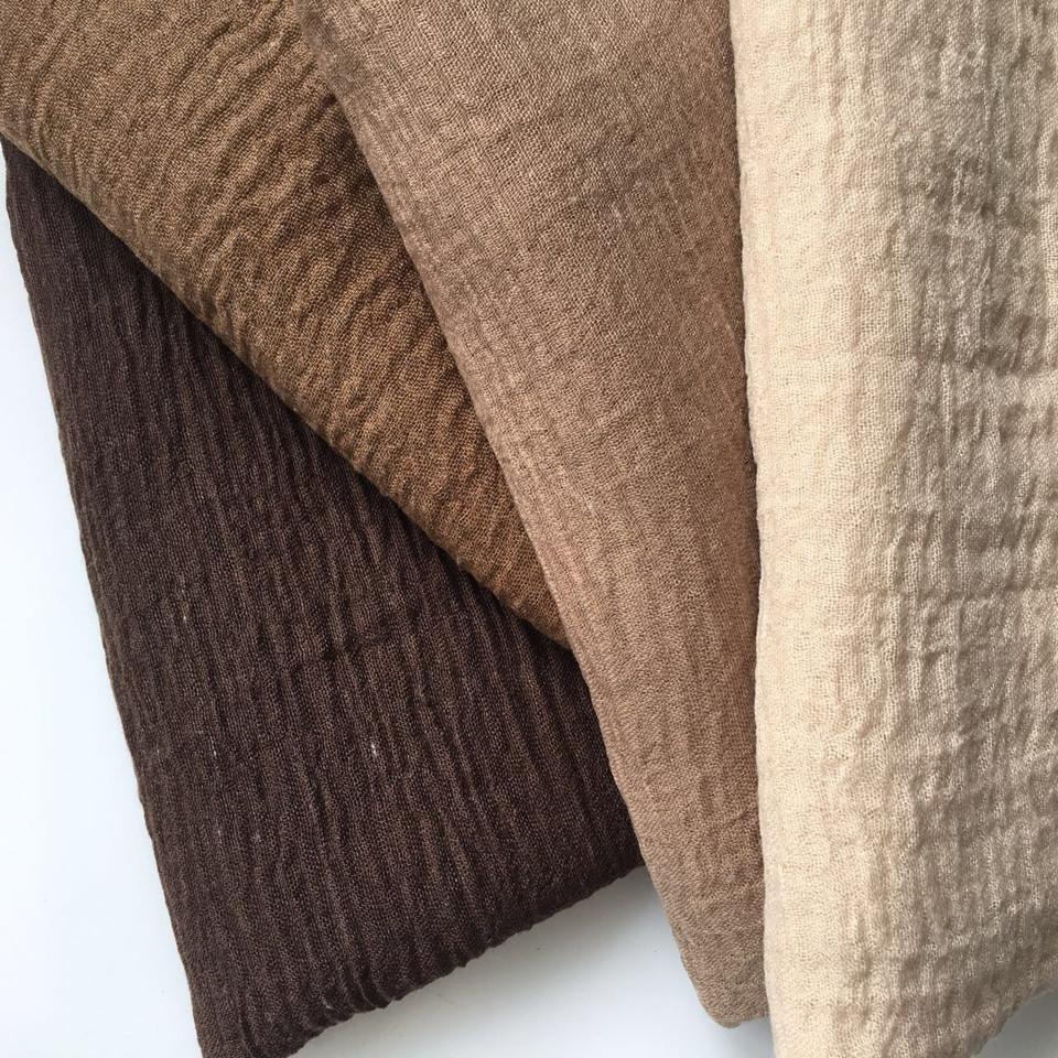 Monochrome Cotton And Linen Scarf, Beard Headscarf, Crumpled Scarf, Shawl, One Piece Will Be Sent On Behalf Of Wj01.