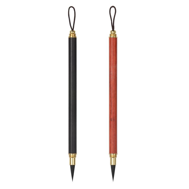 1 Stück Kalligraphie Schreibpinsel Ebenholz Sandelholz Hakenlinie Stift Kalligraphie Anfänger Kunst Professioneller Malpinsel