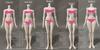 New 1/4 female doll's body only fashion, without head , resin figures Gorgeous High Quality toys
