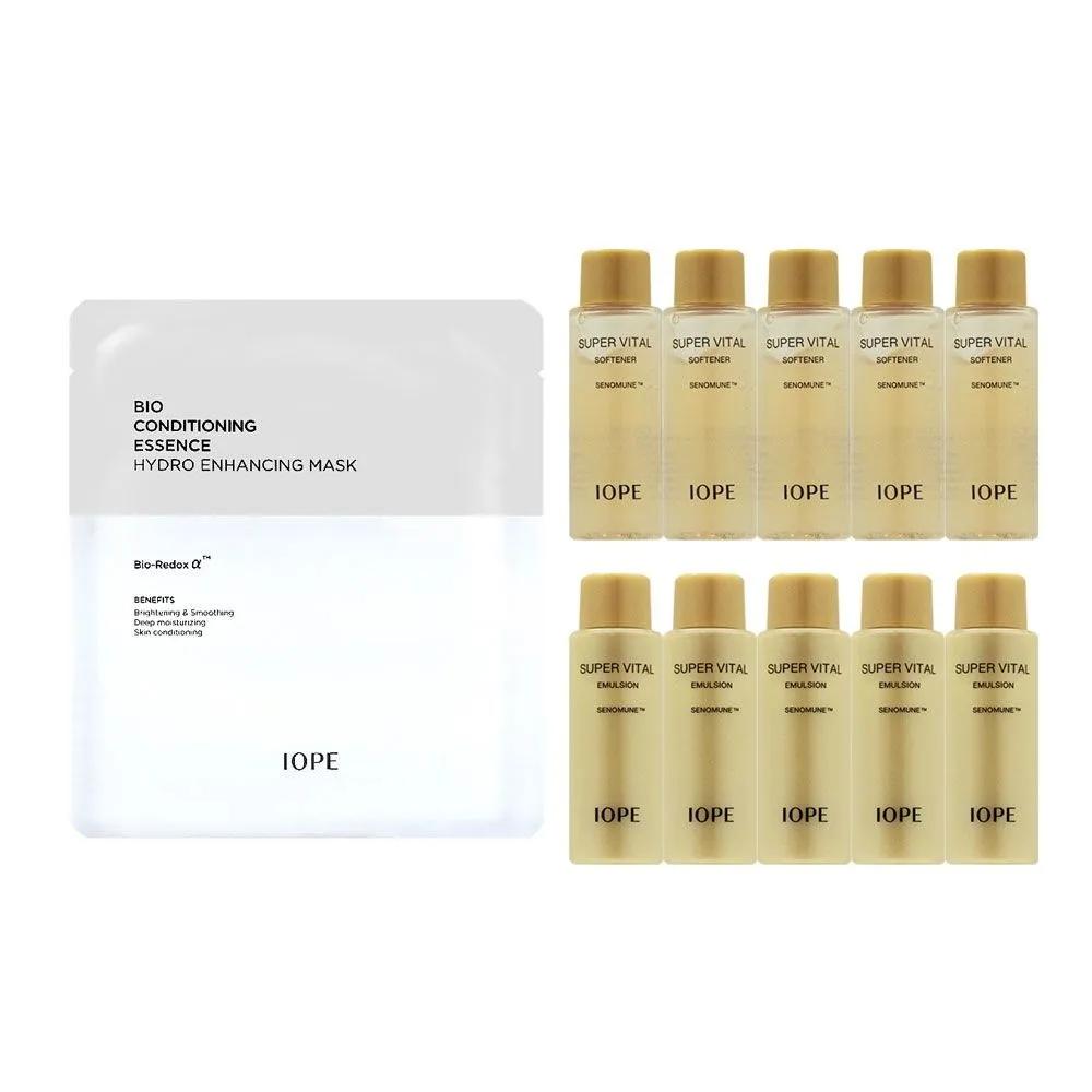 Iope Enhancing Mask + Super Vital Skin Lotion 90ml (18ml x 5)