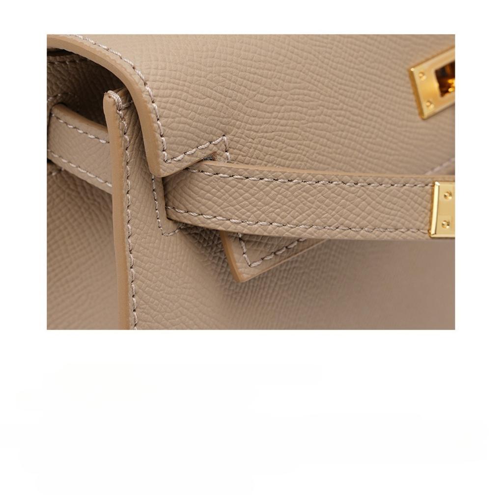 Bolsa Kelli couro nova moda verão versátil bolsa de ombro diagonal toque premium portátil bolsa de ombro