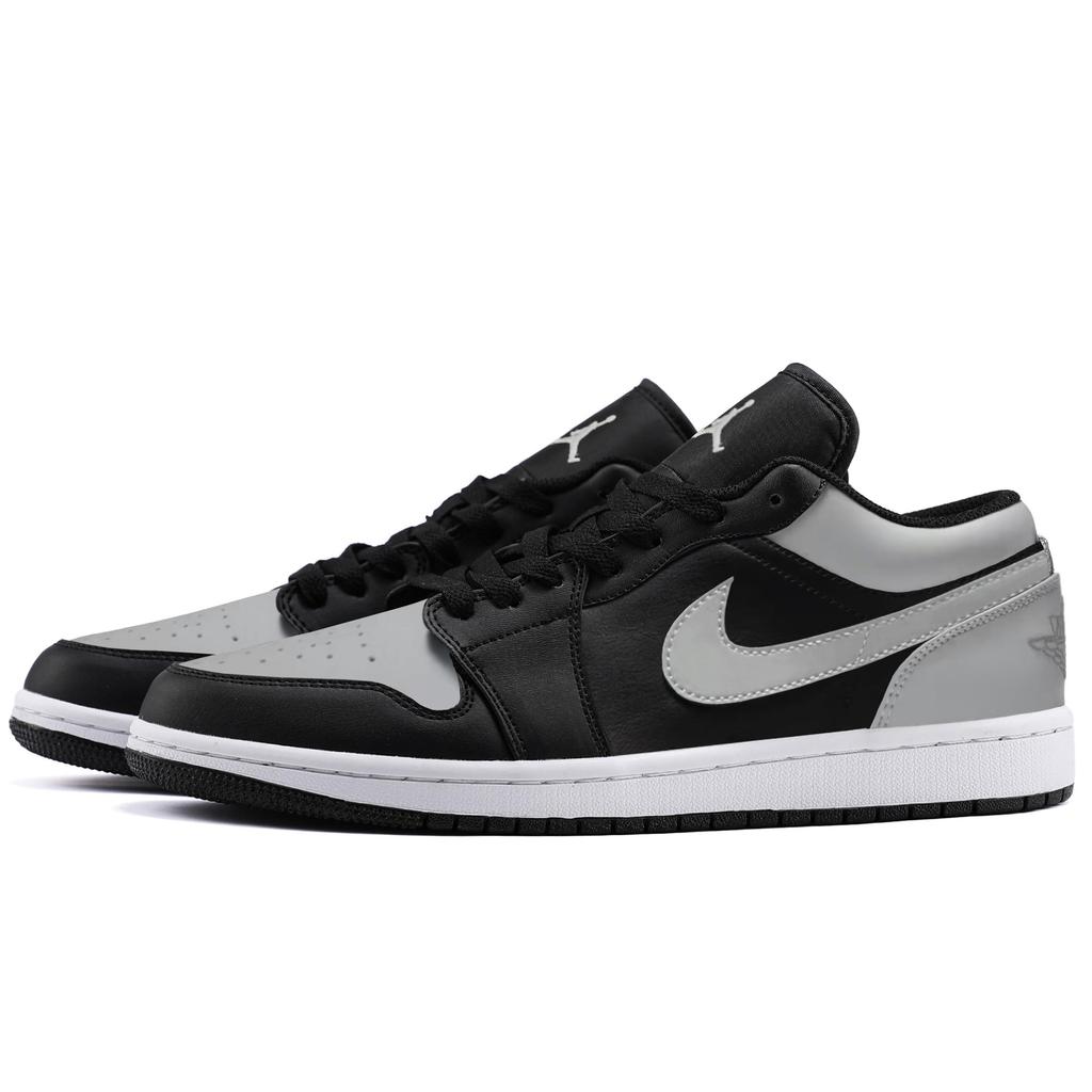 Jordan Air Jordan 1 Lightweight Low top Vintage Basketball Shoes Unisex Shadow Gray HF3148-106(Team975-)