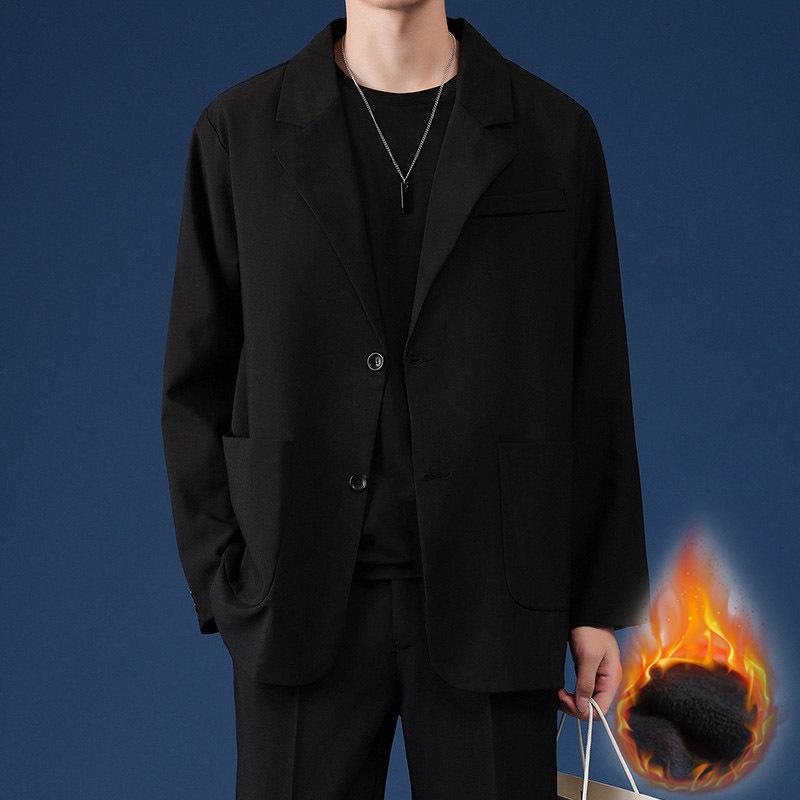 Men's DK Korean Style Casual Suit Jacket - Trendy, All-Match, Handsome Design for Spring and Autumn