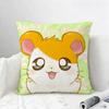 Anime Hamtaro Cushion Cover Natural Linen Pillowcase Set AllinOne Decor for Sofa Bedroom  Chair