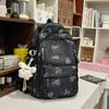 Schoolbag Fresh Sea Salt Blue Youth Vitality Primary and Secondary School Students Grades 1-9 Backpack High Value Multi-compartment Design Backpack