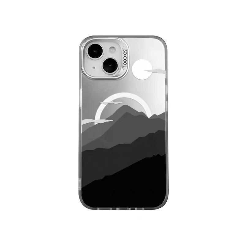 The new mountain moon is suitable for iphone17 mobile phone case Apple 15promax/1413pro16 Europe and America
