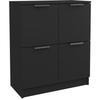 VidaXL Black Buffet 60x30x70 Cm Engineered Wood 811098