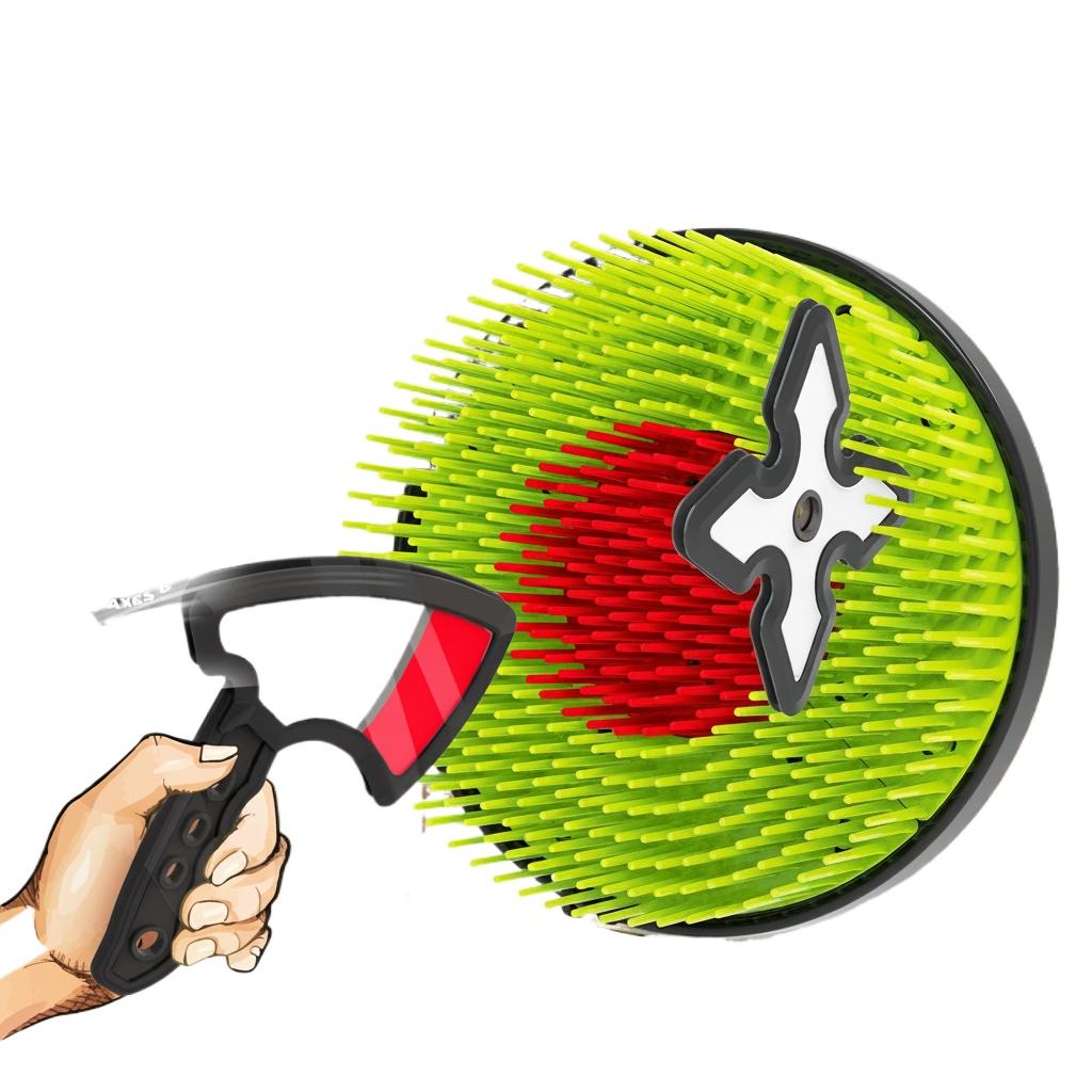 Children's Toy Throwing Axe and Dart Target Set, Boomerang Darts for Throwing Practice, Sports and Parent-child Interaction