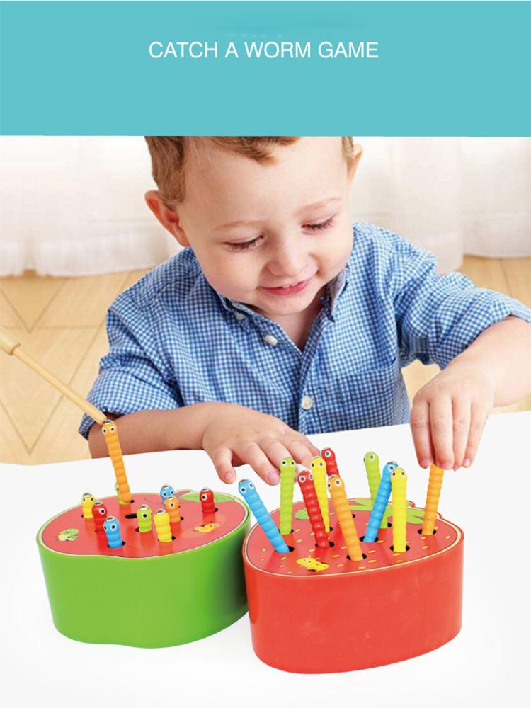 Children's Fun Early Education Puzzle Hand-eye Coordination Magnetic Insect-catching Parent-child Interactive Toys