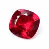 Natural Red Ruby Loose Gemstone Square Cushion Cut 14 ct for Her/Him for Jewelry Making and Crafts