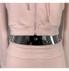 Korean Slim Sexy Cropped Hooded Cardigan & Low-Rise Skirt Set for Women